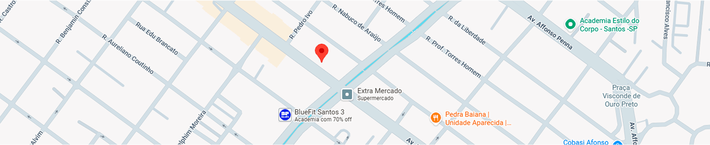 Mapa de localização da NPI - Agência de Projetos Incentivados